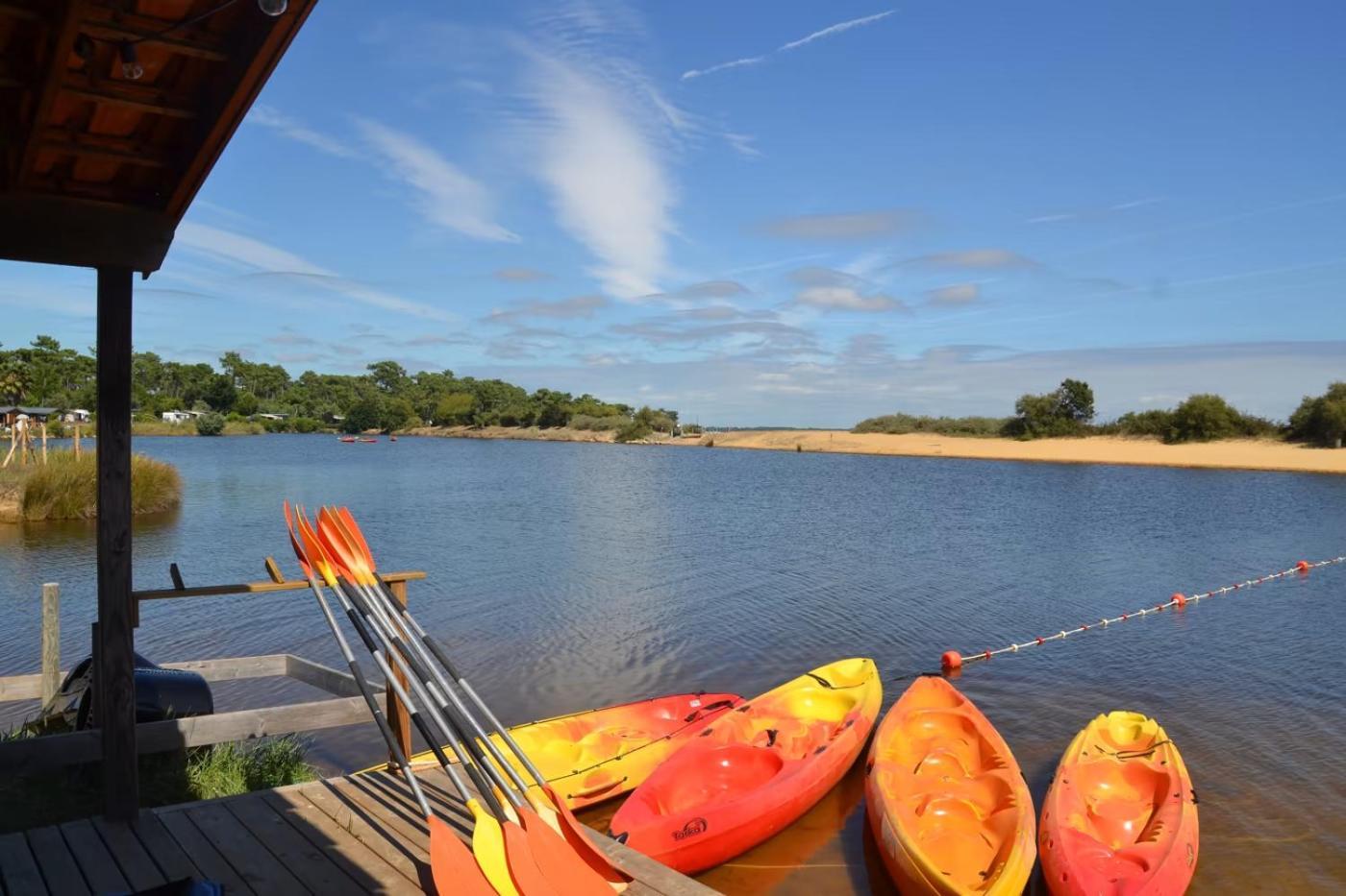 Lège-Cap-Ferret Mobil Home Tout Confort Camping Les Viviers Cap Ferret מראה חיצוני תמונה