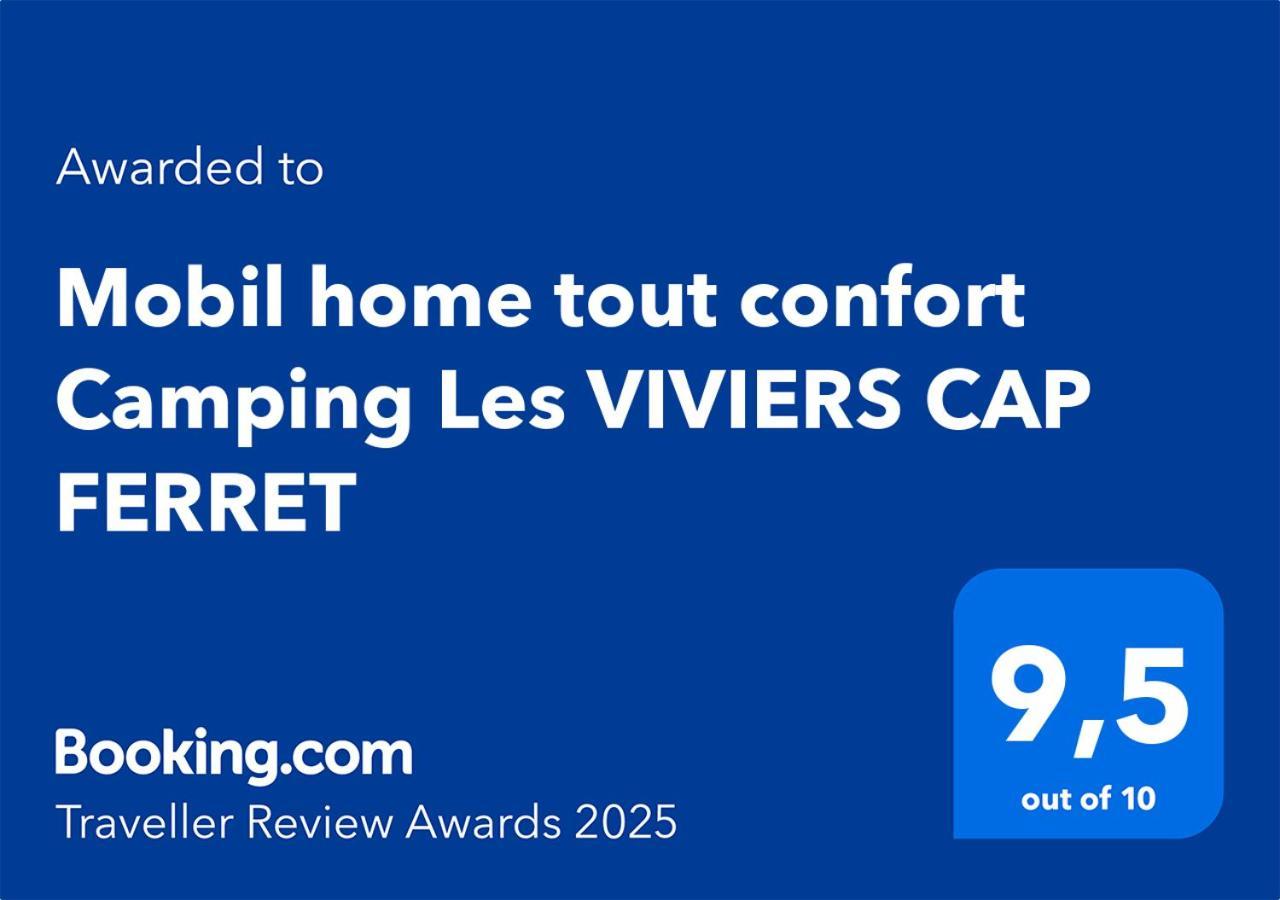 Lège-Cap-Ferret Mobil Home Tout Confort Camping Les Viviers Cap Ferret מראה חיצוני תמונה